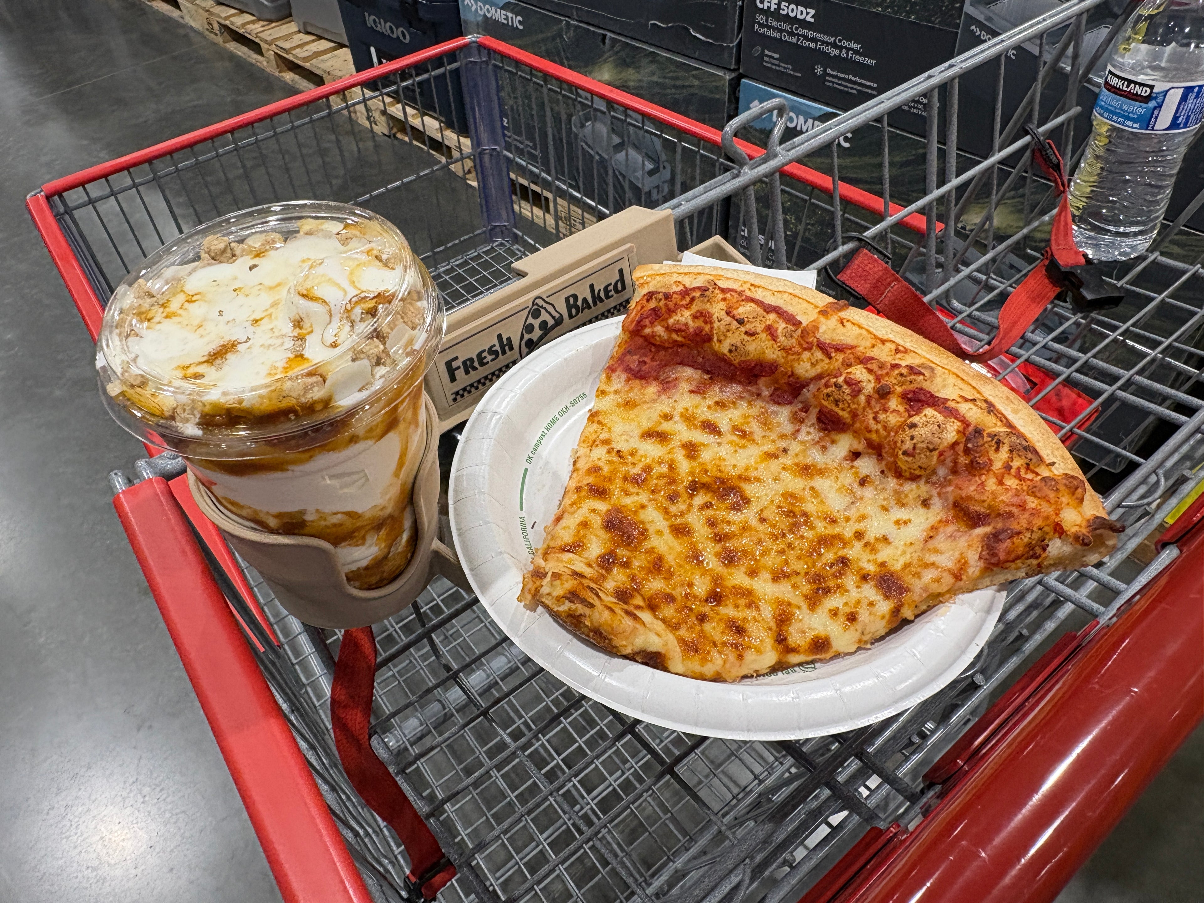 Fresh Baked Pizza Tray (costco cart food tray)
