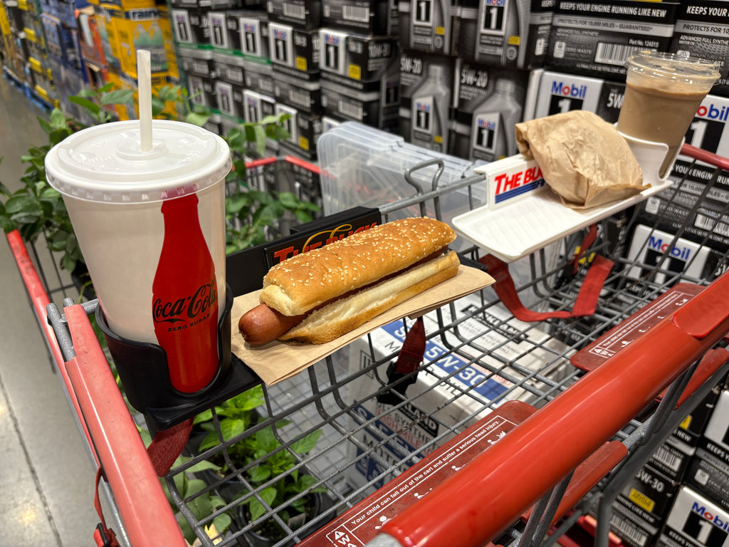 The Executive Buck Fifty (costco cart food tray)