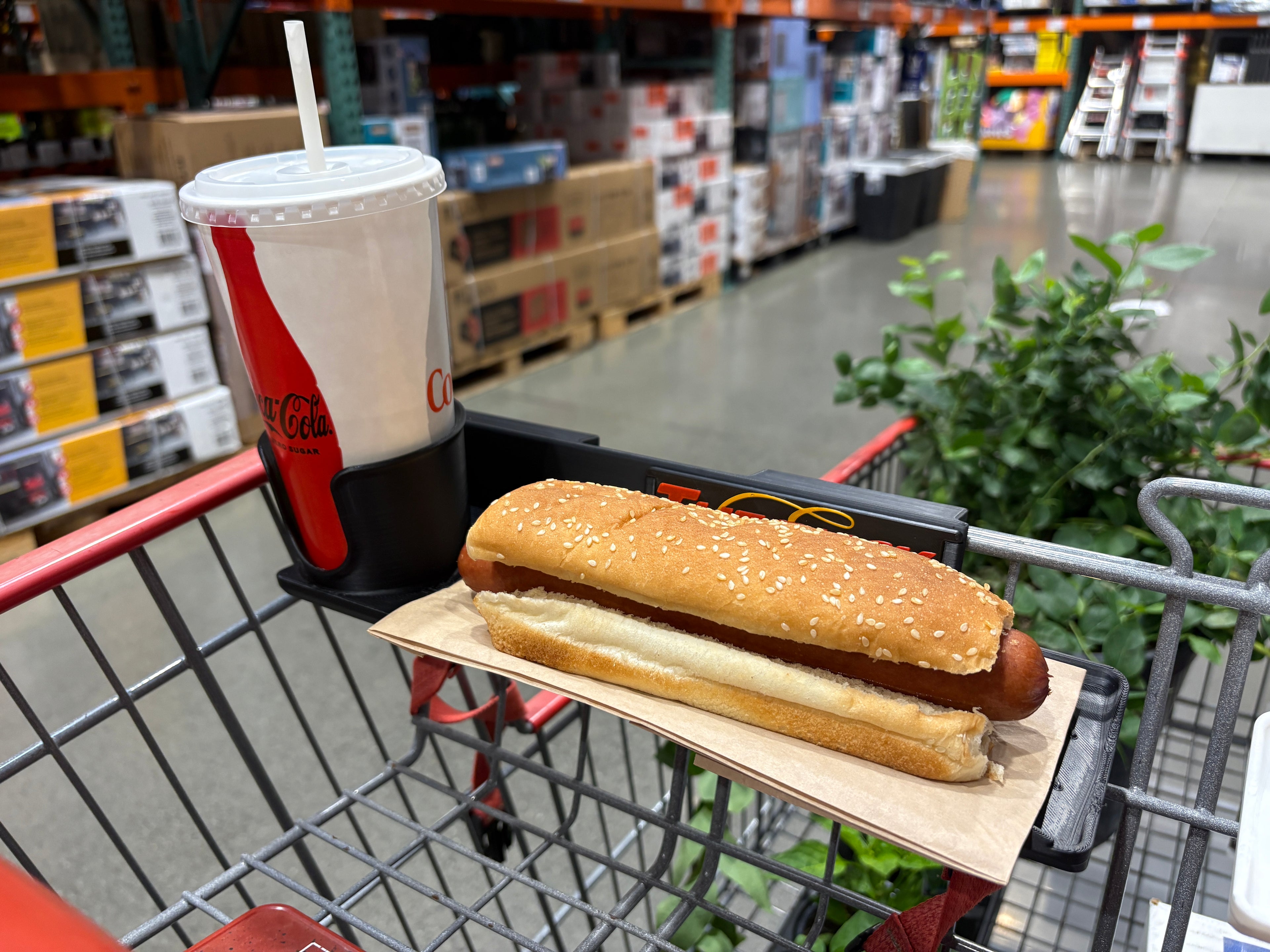 The Executive Buck Fifty (costco cart food tray)