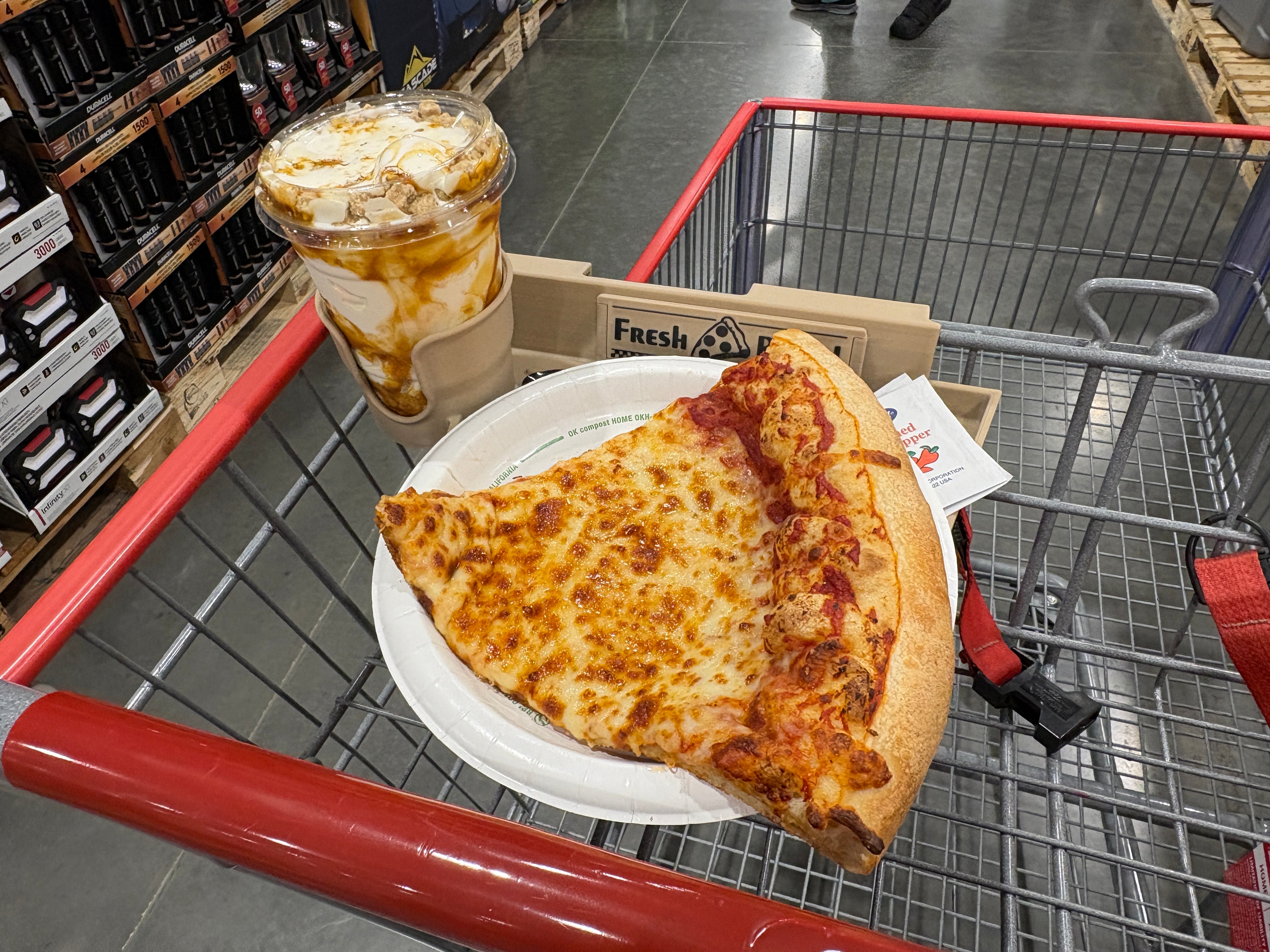 Fresh Baked Pizza Tray (costco cart food tray)